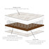Clair De Lune Premium Bamboo Pocket Sprung Cot Bed Mattress - 140 x 70 x 8 cm